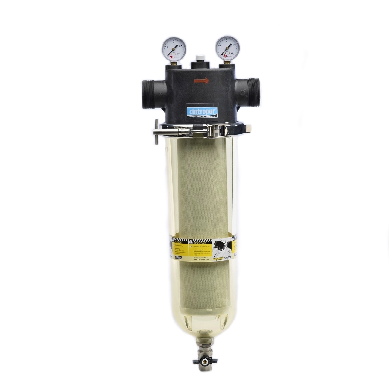Vodný filter CINTROPUR NW50 - pripojenie 2 • SIMACO